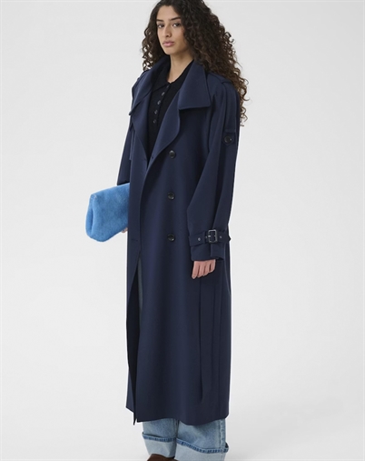 Gestuz - GZavic Long Trenchcoat - Sky Captain